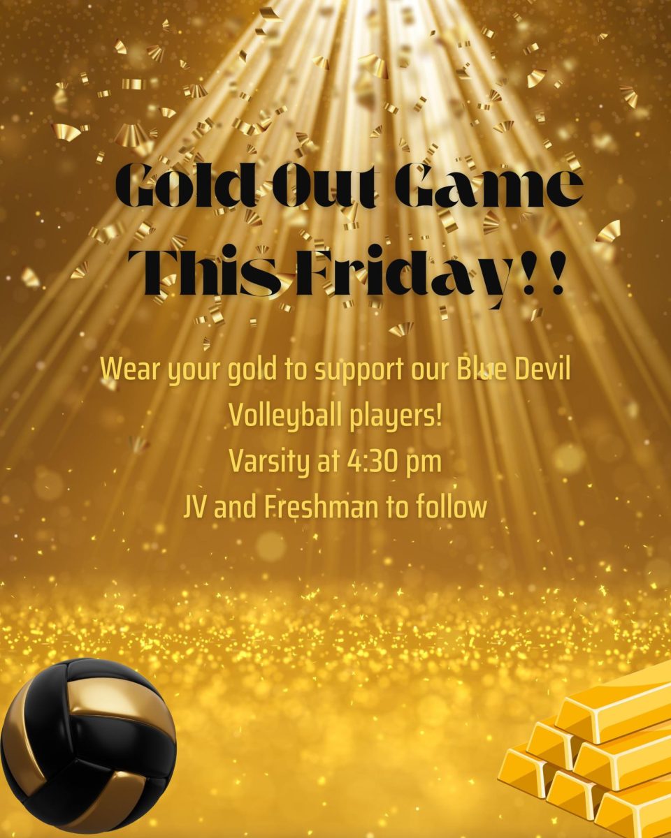 Wear GOLD for Friday's pep rally