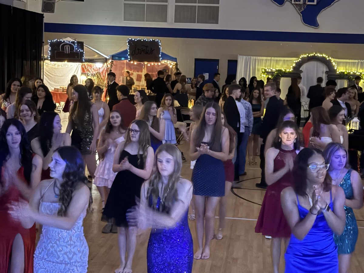 Students enjoy the Homecoming dance.